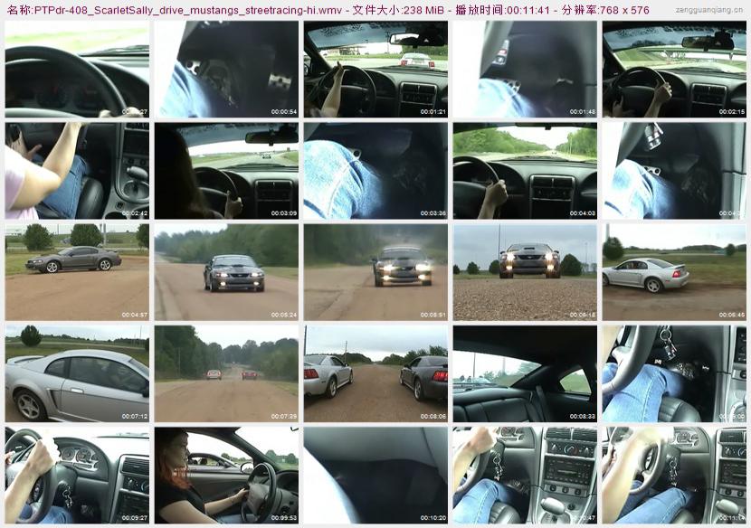 ptpdr-408_ScarletSally_drive_mustangs_streetracing